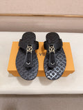 Louis Vuitton Men's Emblem Thong Sandals